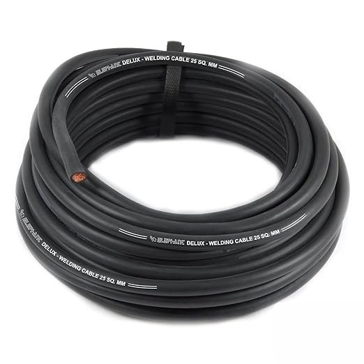 Deluxe Welding Cable 25 Sq/mm 10 Mtr DLX 25-10 Get Best Price Only At 3092 Rupees